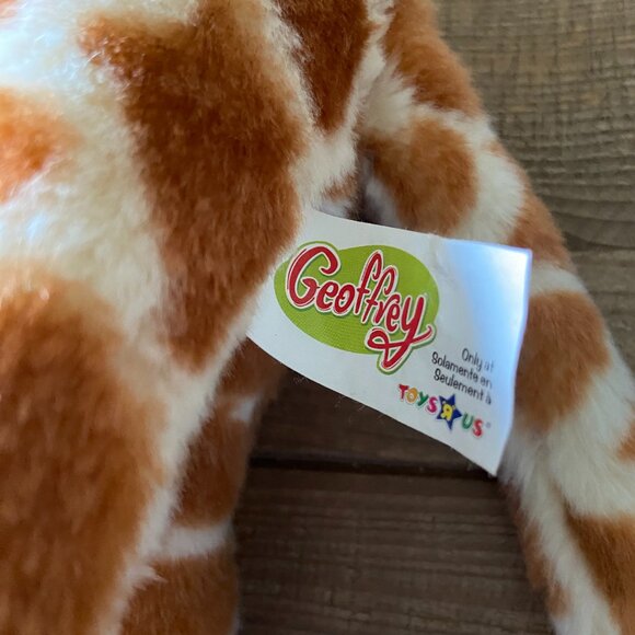 Plush Giraffe, Geoffrey Giraffe, Stuffed Animal Giraffe - Picture 6 of 7